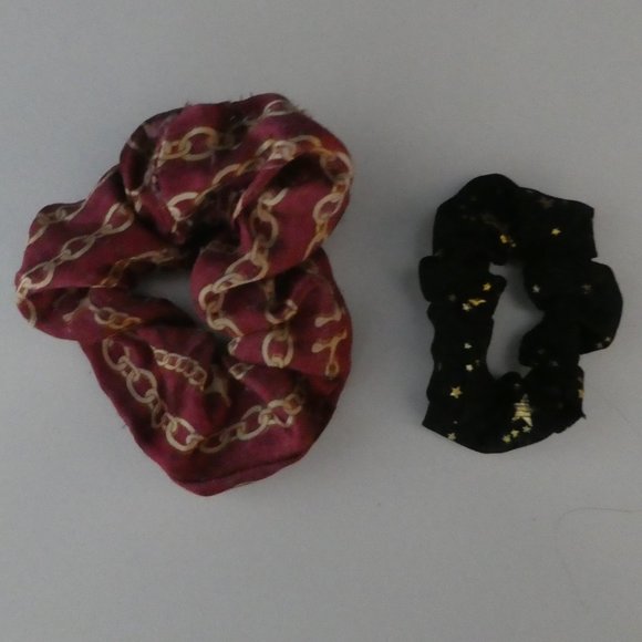 SET OF 10 | Hair Scrunchies | Various Styles, Colors and Patterns - Picture 4 of 4